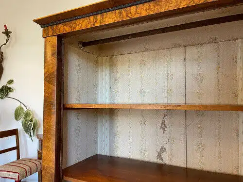 SALE Spät Biedermeier Vitrine Bücherschrank Sammlervitrine Antiquität G1094