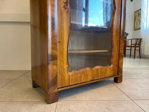 SALE Spät Biedermeier Vitrine Bücherschrank Sammlervitrine Antiquität G1094