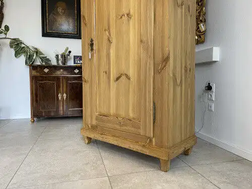 Biedermeier Bauernschrank Naturholzschrank B1444