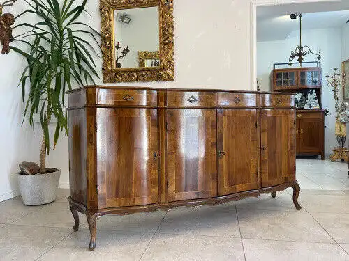 Barockstil Anrichte Sideboard Theke Marketerien G1123