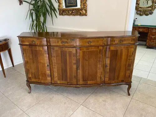 Barockstil Anrichte Sideboard Theke Marketerien G1123