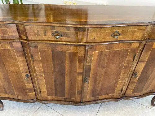 Barockstil Anrichte Sideboard Theke Marketerien G1123