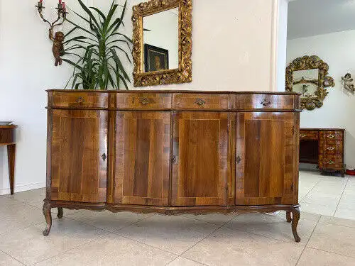 Barockstil Anrichte Sideboard Theke Marketerien G1123