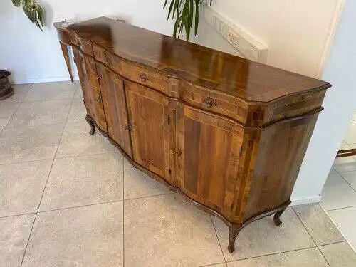 Barockstil Anrichte Sideboard Theke Marketerien G1123