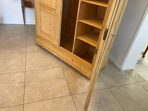 Sale Originaler Gründerzeit Hallenschrank Bauernschrank Naturholzschrank G1120-1