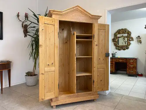 Sale Originaler Biedermeier Bauernschrank Naturholzschrank G1113