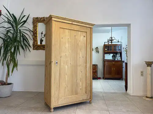 Sale Restaurierter Gründerzeit Bauernschrank Naturholzschrank G1114