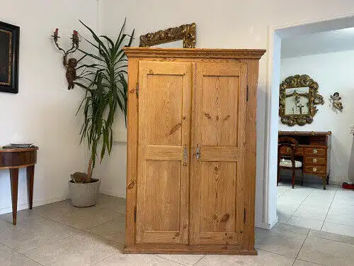 Uriger Steirischer Biedermeier  Bauernschrank Naturholzschrank G1150