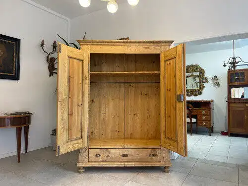 Steirischer Biedermeier  Bauernschrank Naturholzschrank G1147