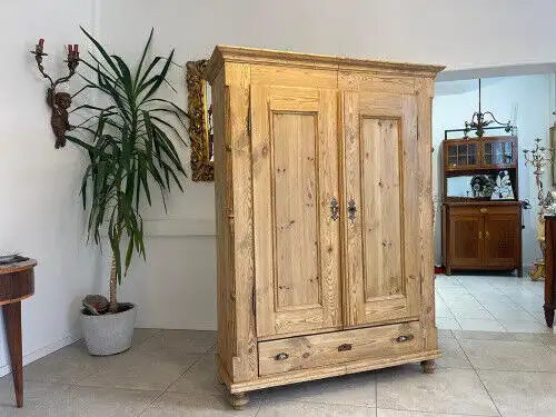 Steirischer Biedermeier  Bauernschrank Naturholzschrank G1147