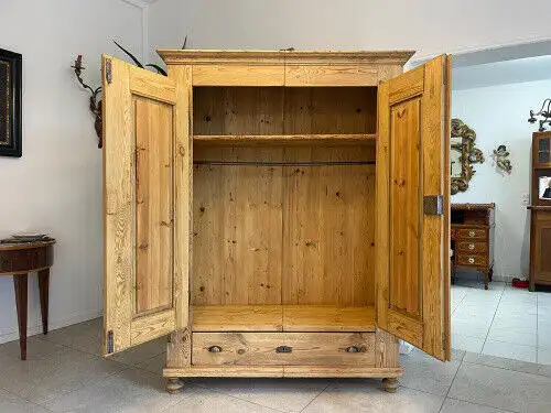 Steirischer Biedermeier  Bauernschrank Naturholzschrank G1147