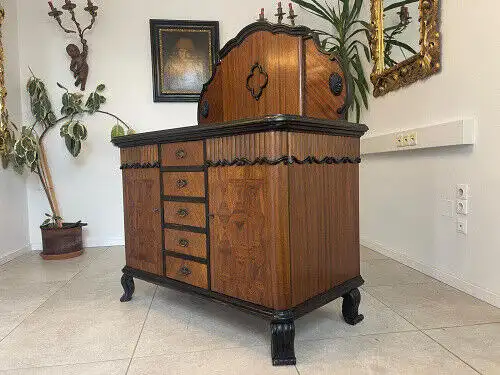 Historismus Sideboard Theke Kommode G1141