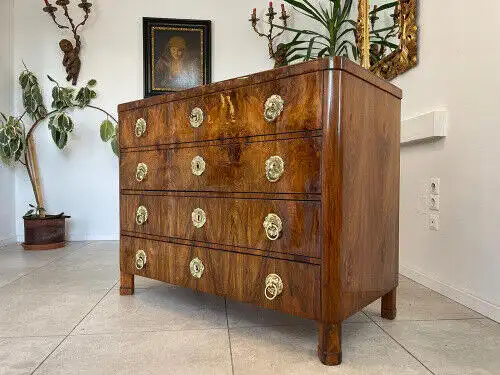 SALE Restaurierte Biedermeier Schreibkommode Nussholz Antiquität Antikmöbel G113