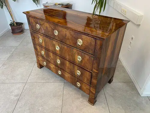 Sale Restaurierte Biedermeier Kommode Nussholz Antiquität Antik G1136