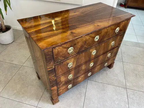 Sale Restaurierte Biedermeier Kommode Nussholz Antiquität Antik G1136