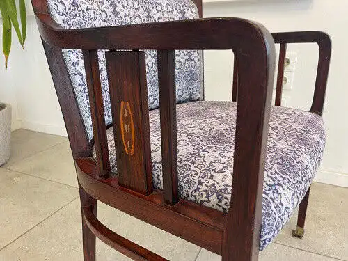 Original Jugendstil Armlehnstuhl Antik / Sessel / Secession / Bugholz / Art Nouv