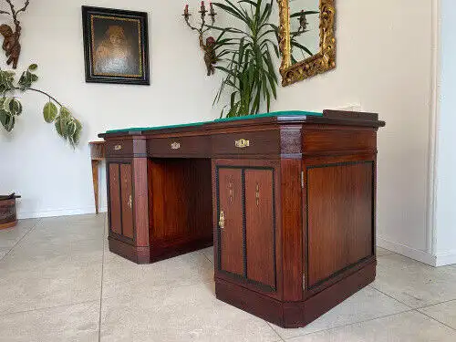 SALE Art Deco Schreibtisch Sekretär Freisteher Originalstück G1172