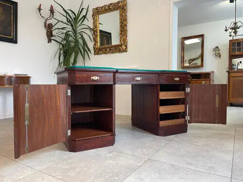 SALE Art Deco Schreibtisch Sekretär Freisteher Originalstück G1172