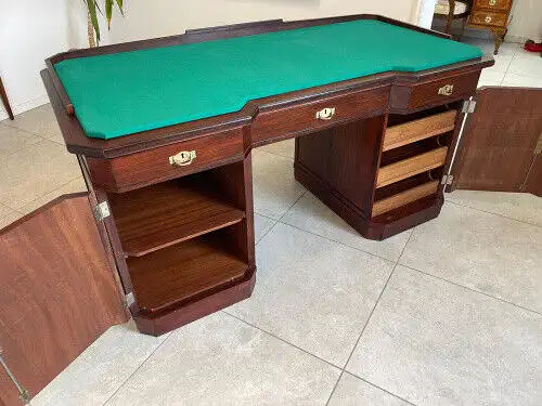 SALE Art Deco Schreibtisch Sekretär Freisteher Originalstück G1172