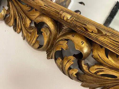 SALE Florentiner Spiegel Akanthusblattschnitzkunst Holzschnitzerei G1214