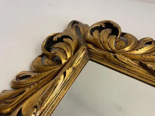 SALE Florentiner Spiegel Akanthusblattschnitzkunst Holzschnitzerei G1214