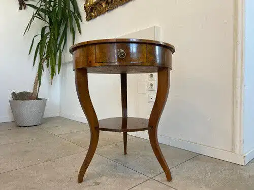 Originales Rundes Biedermeier Tischerl Nähtischerl G1203