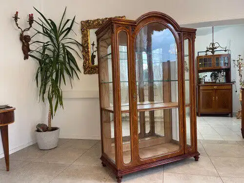 SALE Gründerzeit Vitrine Bücherschrank Sammlervitrine Antiquität G1162