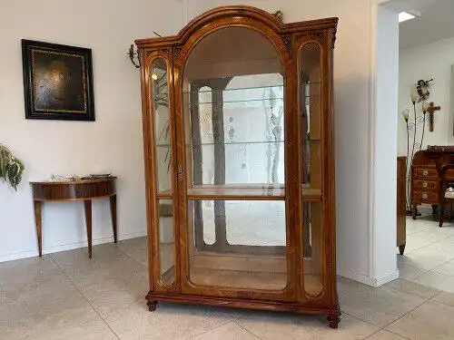 SALE Gründerzeit Vitrine Bücherschrank Sammlervitrine Antiquität G1162