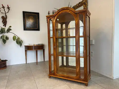 SALE Gründerzeit Vitrine Bücherschrank Sammlervitrine Antiquität G1187