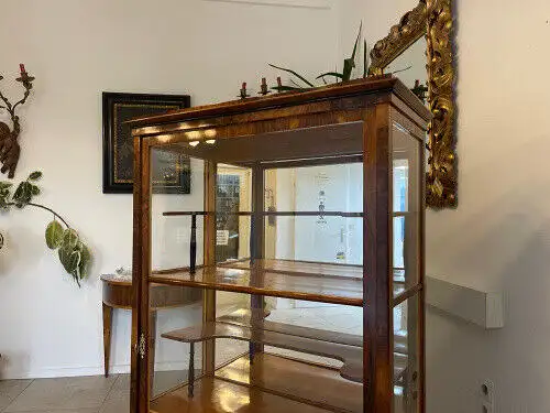 Antiquität Biedermeier Vitrine Bücherschrank Antiquität G1186