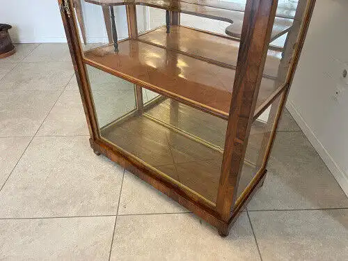 Antiquität Biedermeier Vitrine Bücherschrank Antiquität G1186