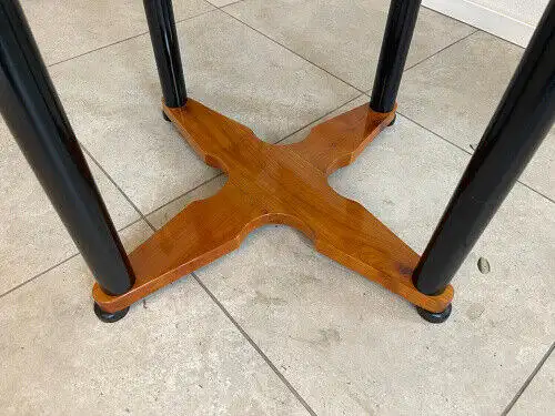 Rstaurierter Biedermeier Tisch Stern  Intarsien Designertisch Antiquität G1189