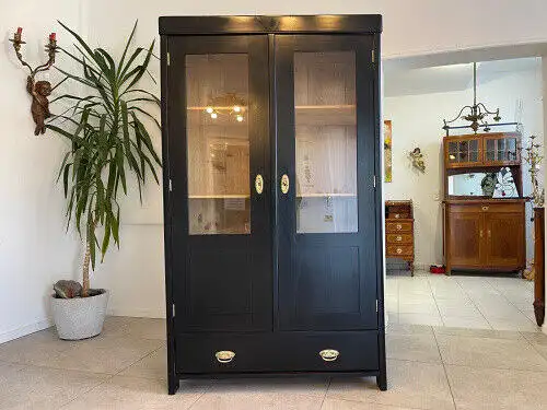 Sale Jugendstil Vitrine / Bücherschrank/ Antiquität Designermöbel G1183