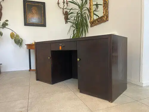 Sekretär Art Deco Schreibtisch Büroschreibtisch Freisteher G1305