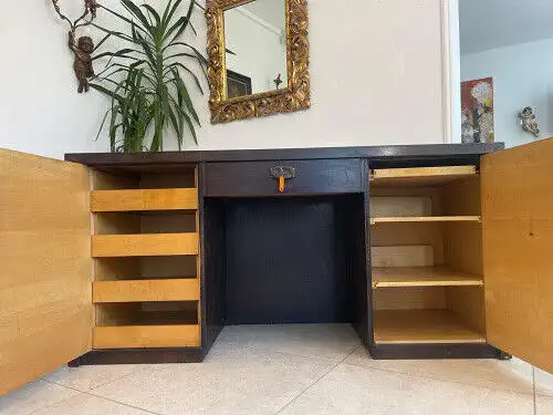 Sekretär Art Deco Schreibtisch Büroschreibtisch Freisteher G1305