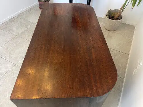 Sekretär Art Deco Schreibtisch Büroschreibtisch Freisteher G1305