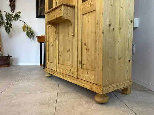 Restaurierter Jugendstil Schrank Kleiderkasten Spiegelschrank G1328