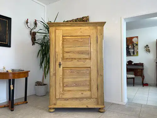 Biedermeier Bauernschrank Naturholzschrank Bauernmöbel Bauernstube G1323