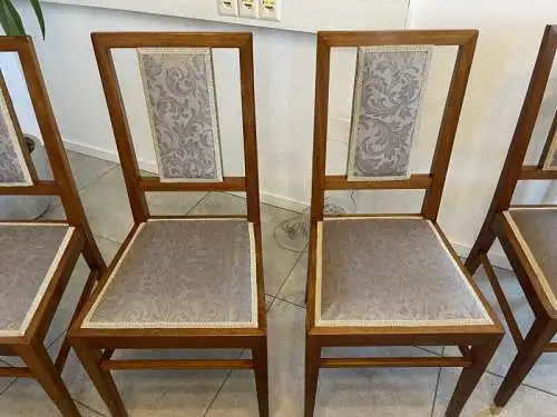 SALE Jugendstil Speisezimmergruppe 7 teilig Esszimmer Auszugtisch Sessel A4179