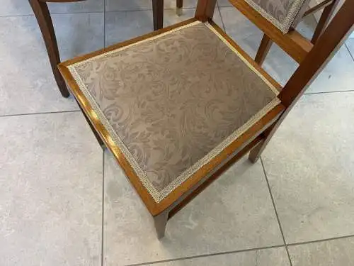 SALE Jugendstil Speisezimmergruppe 7 teilig Esszimmer Auszugtisch Sessel A4179