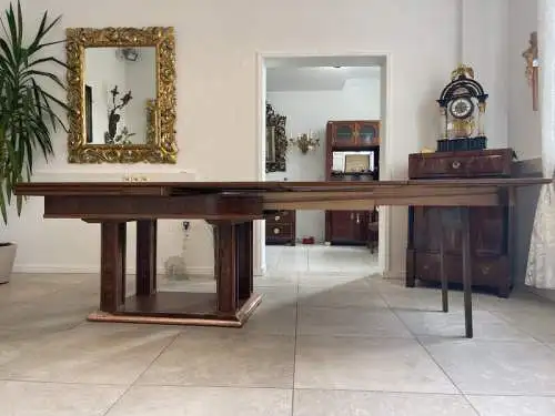 SALE Jugendstil Speisezimmergruppe 7 teilig Esszimmer Auszugtisch Sessel A4179