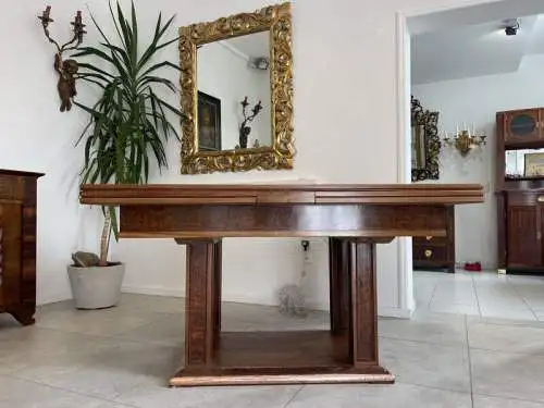 SALE Jugendstil Speisezimmergruppe 7 teilig Esszimmer Auszugtisch Sessel A4179
