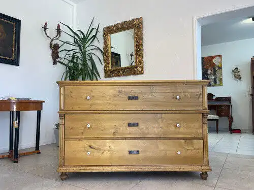 Restaurierte Biedermeier Kommode Ladenkommode Bauernmöbel G1276