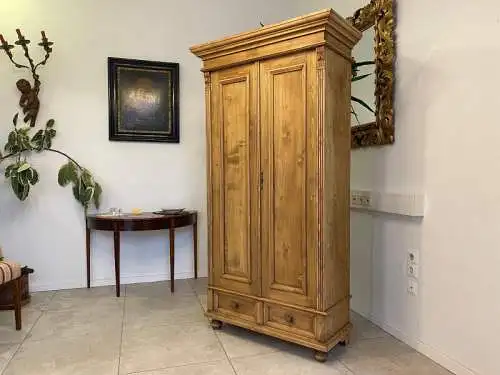 Bäuerlicher Waffenschrank Naturholz Bauernschrank Bauernmöbel Kasten Landhausmöb