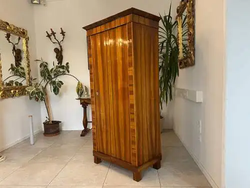 SALE Schmaler Biedermeier Schrank Kasten Kleiderschrank Nussholz Antiquität G150