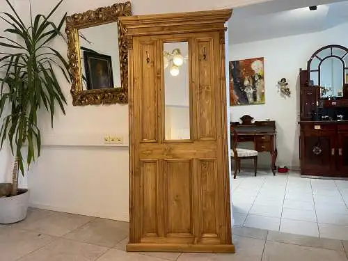 Vollholz Garderobenschrank Bauernschrank Kleiderschrank G1524