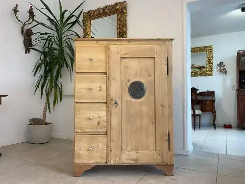 Brotschrank Almerschrank Speiskasten Bauernkasten Naturholzschrank  G1611