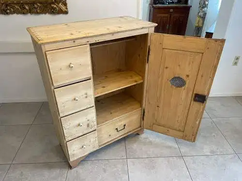 Brotschrank Almerschrank Speiskasten Bauernkasten Naturholzschrank  G1611