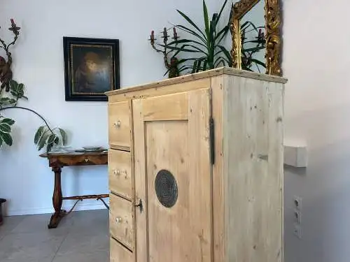 Brotschrank Almerschrank Speiskasten Bauernkasten Naturholzschrank  G1611