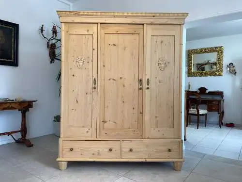 Jugendstil Dielenschrank Bauernschrank Kleiderkasten Zerlegbar G1622